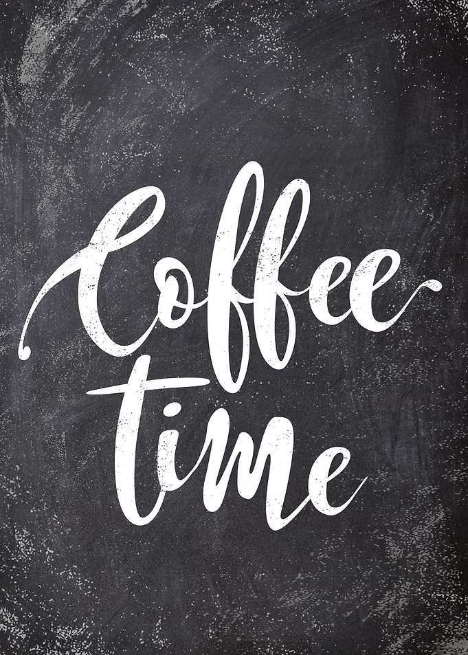 coffee time Chalkboard art