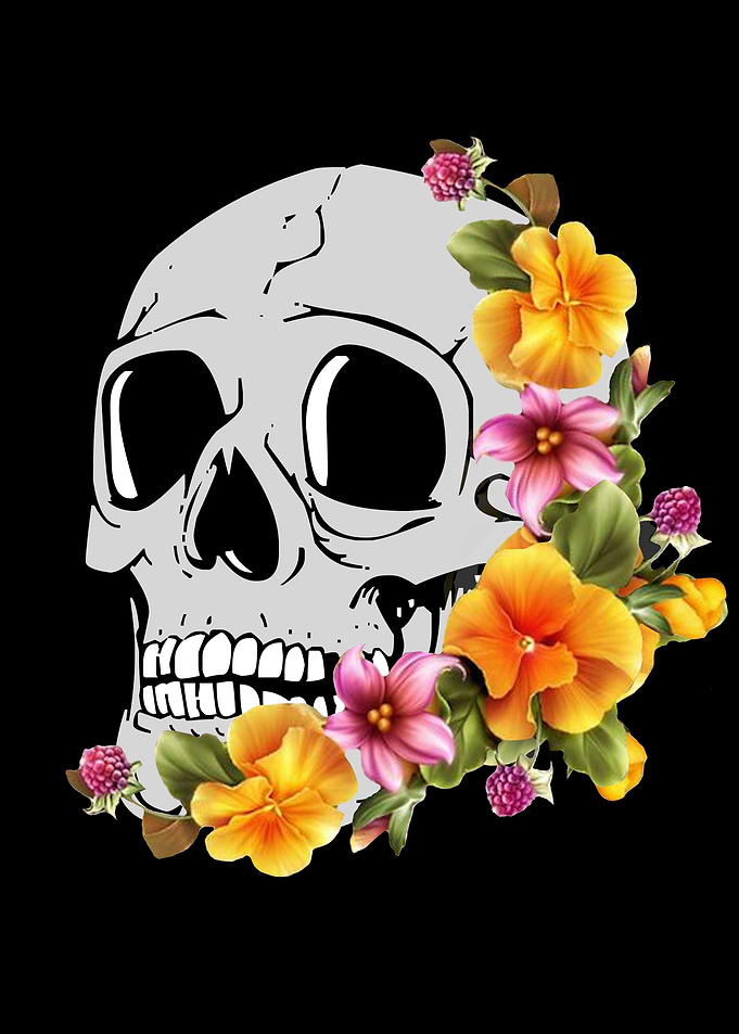 Skull Pop Art