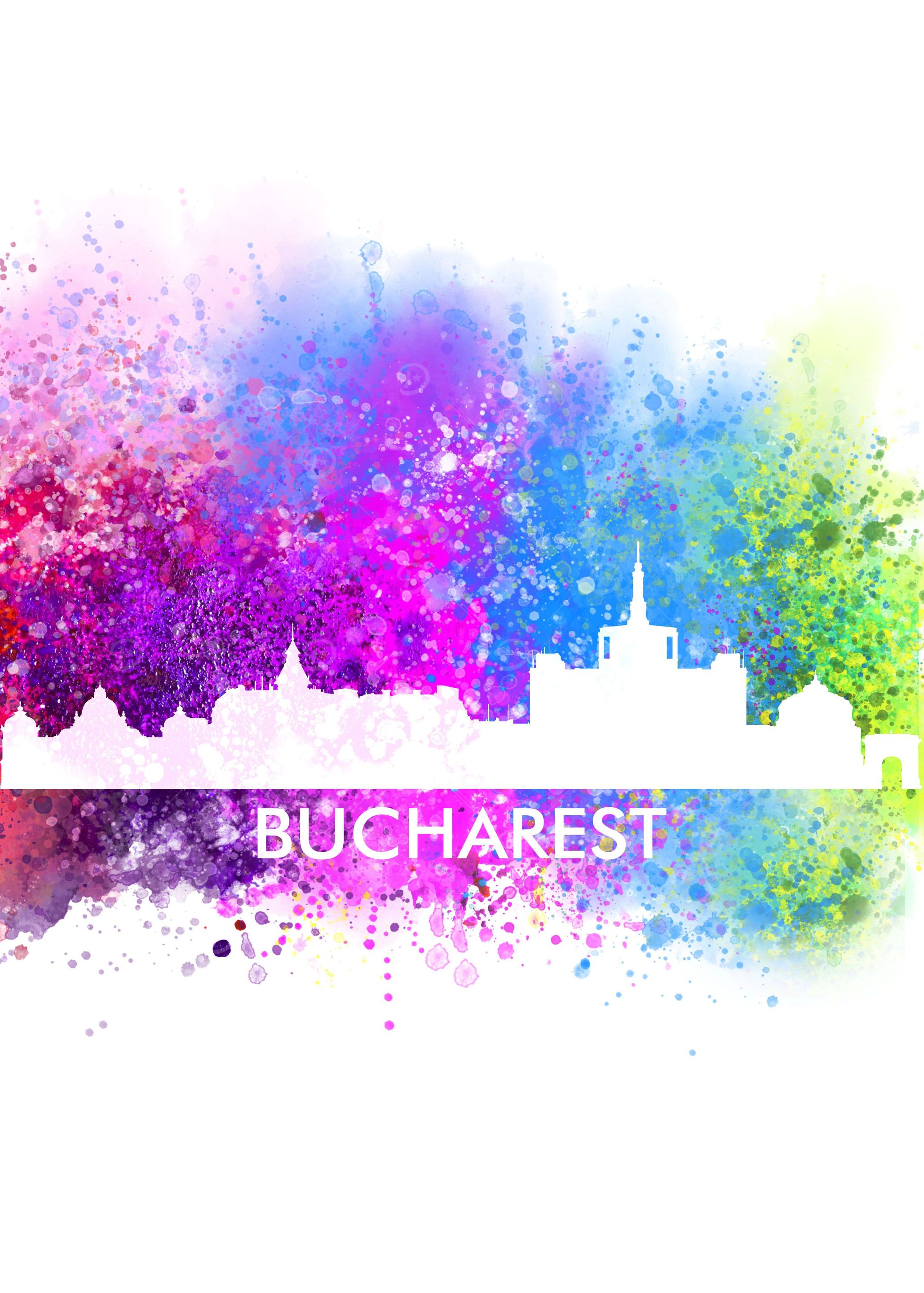 bucharest color cityscape