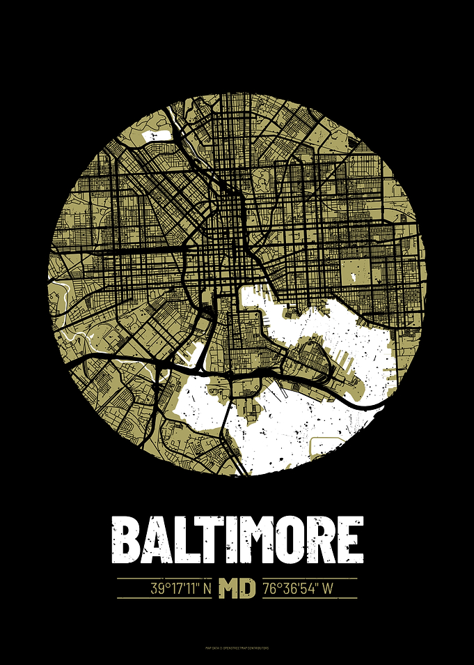 Baltimore City Map Design