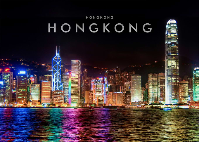 Hong Kong night view