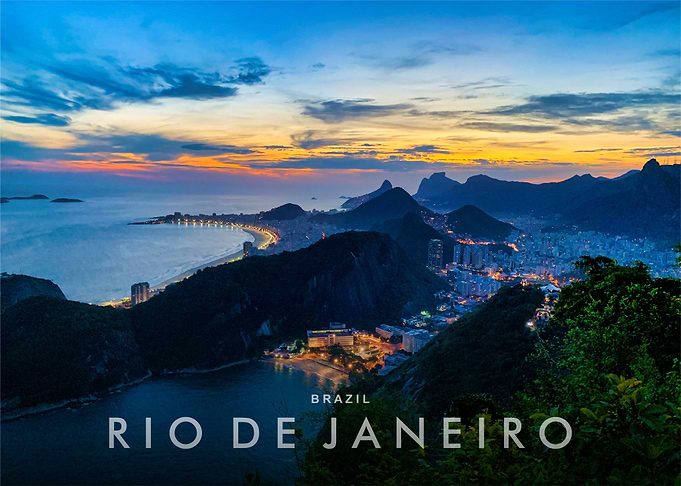 Rio de Janeiro night view