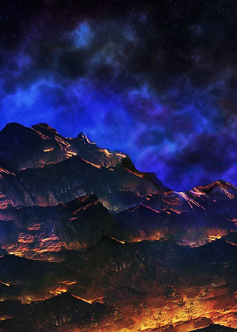 Venus Night Landscape