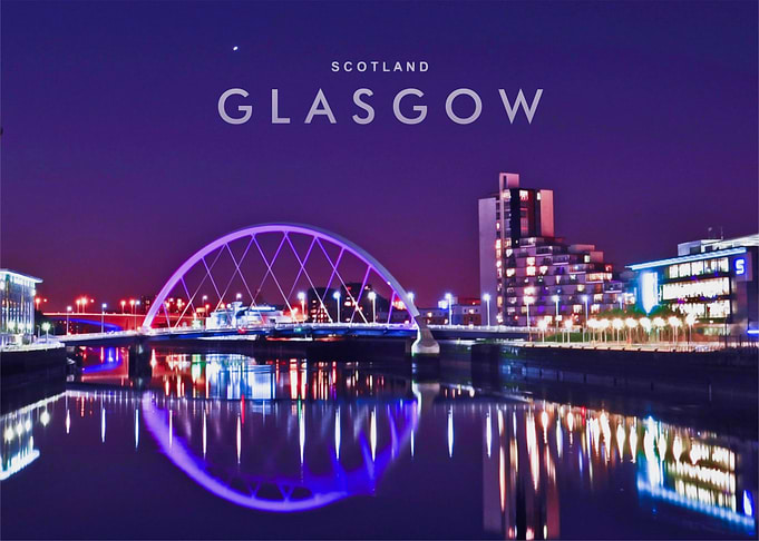 Glasgow night view