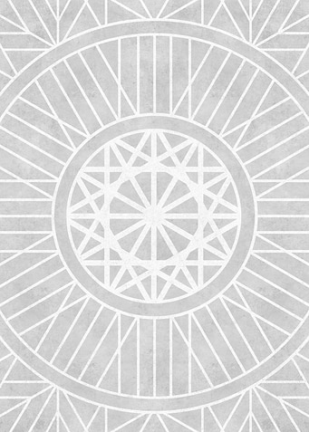 Light Grey Mandala