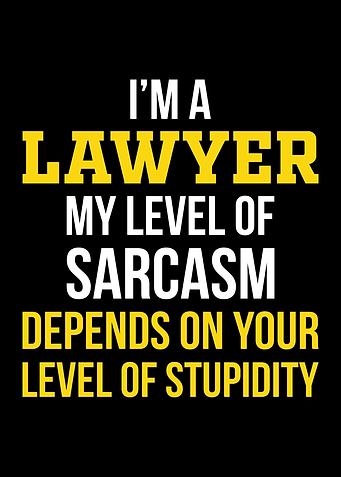 Lawyer Funny Poster