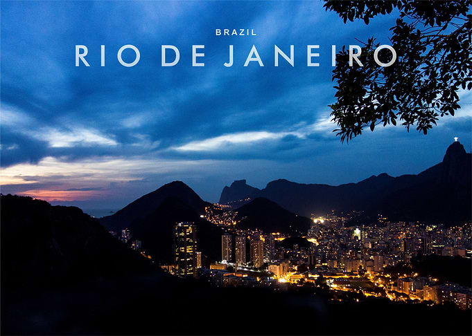 Rio de Janeiro city night