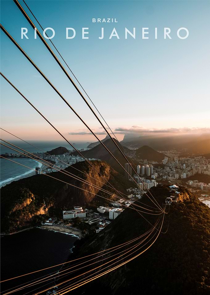 Rio de Janeiro city night