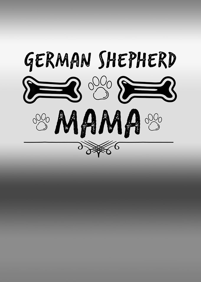 German Shepherd Painting