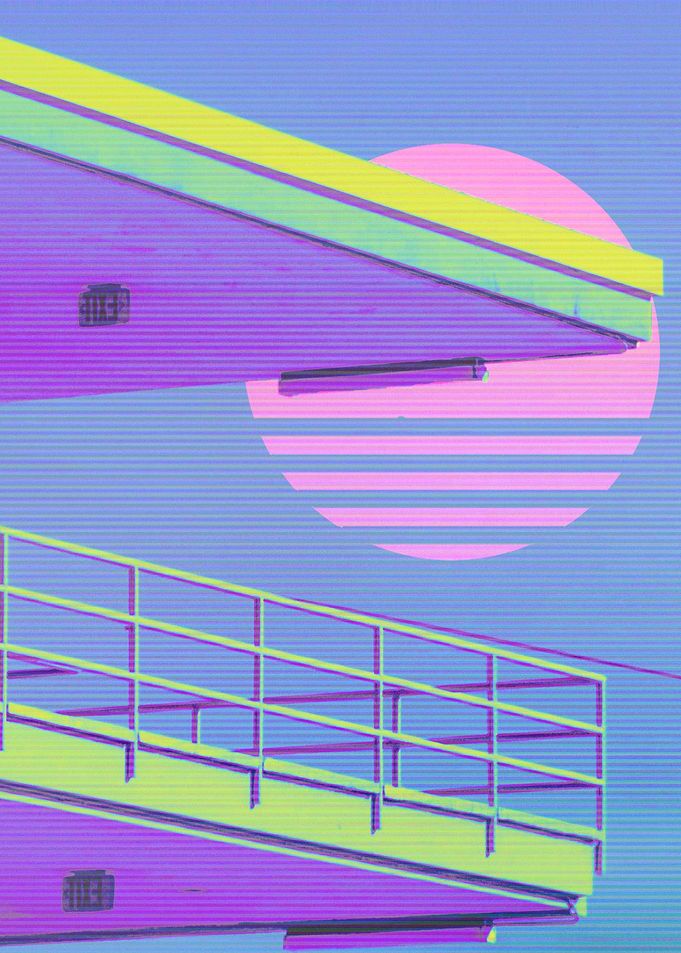 HOUSE SUNSET 80s