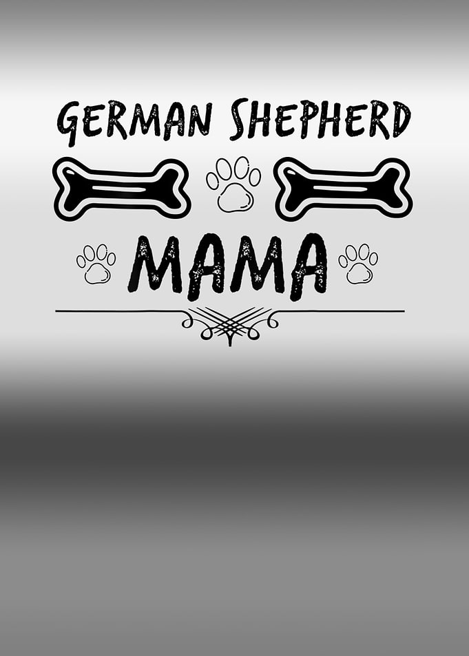German Shepherd Painting