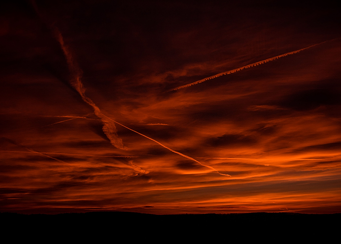 Fire in the sky