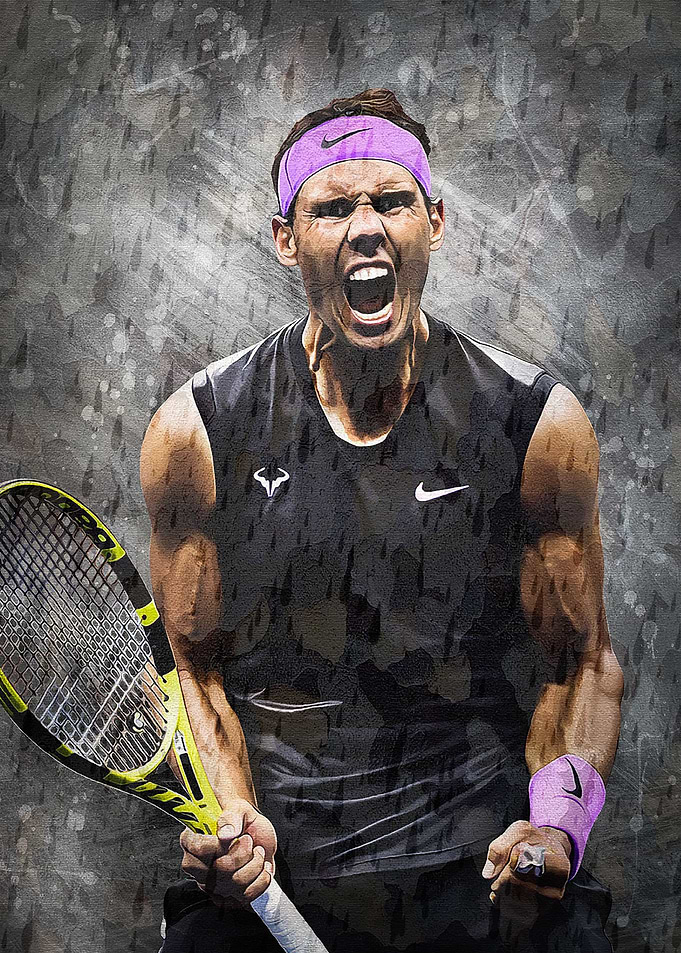Rafael Nadal Poster Print