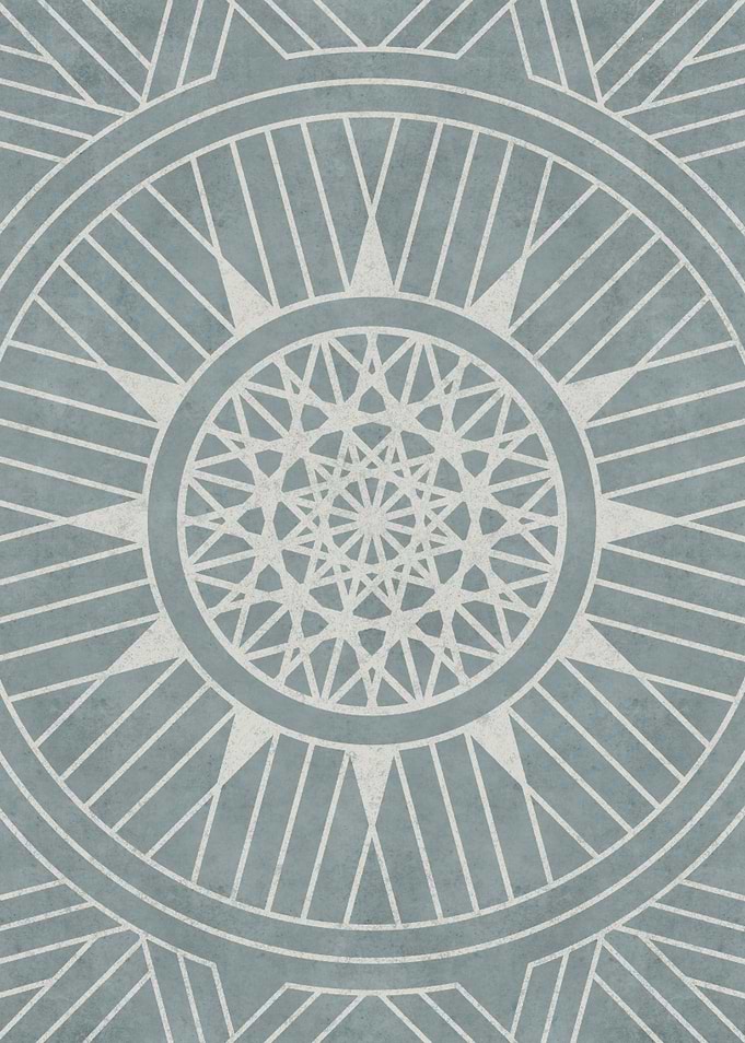 Grey mandala