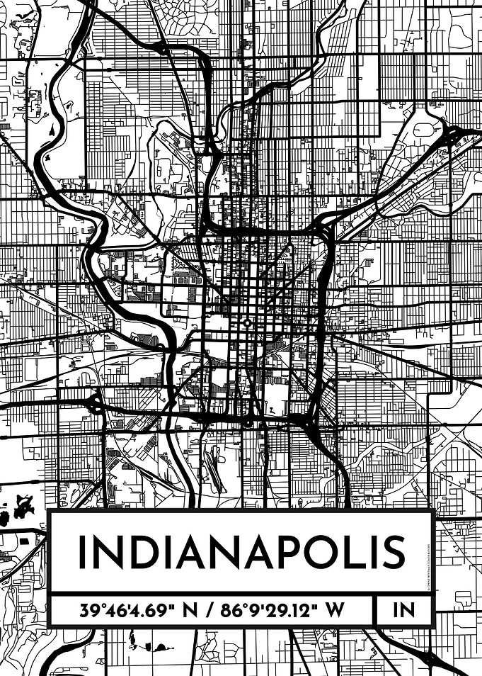 Indianapolis City Map