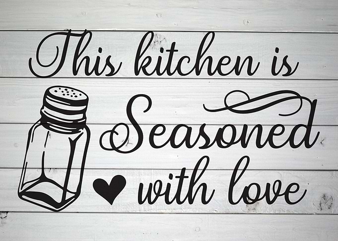 This Kitchen Is Seasoned