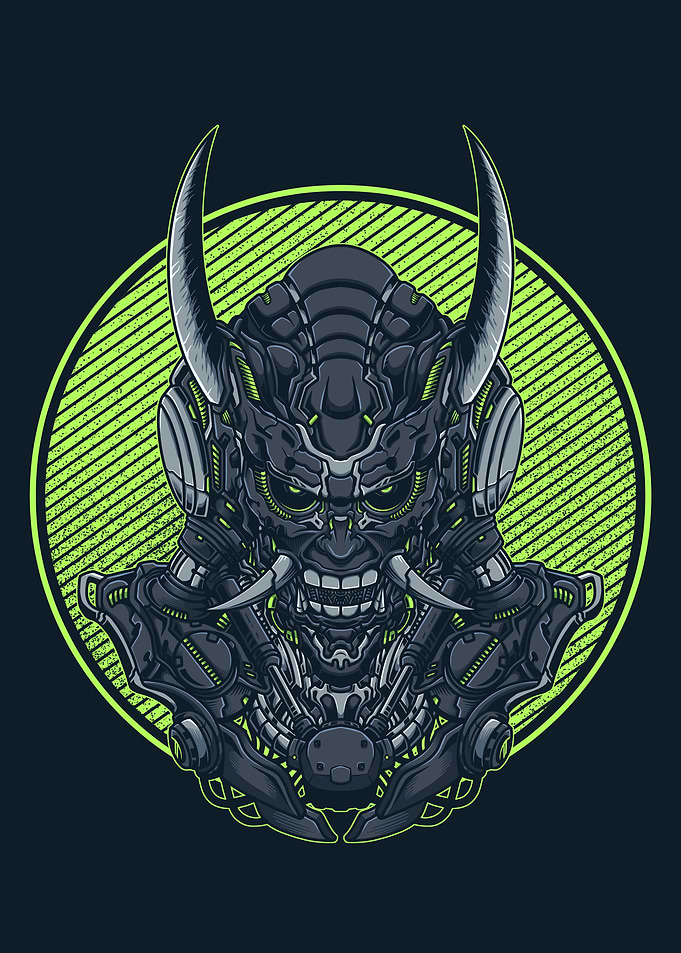 Green Samurai Mecha