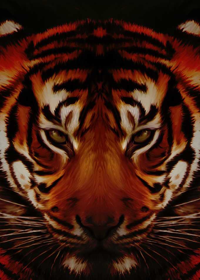 Tiger Digital Painting