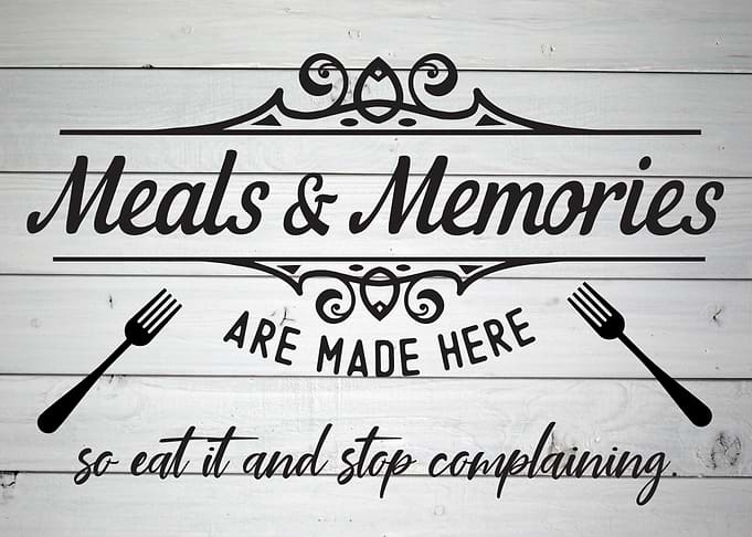Meals and Memories Rustic