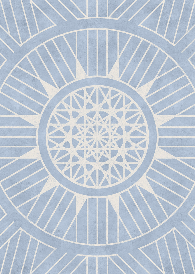 Light Blue Mandala