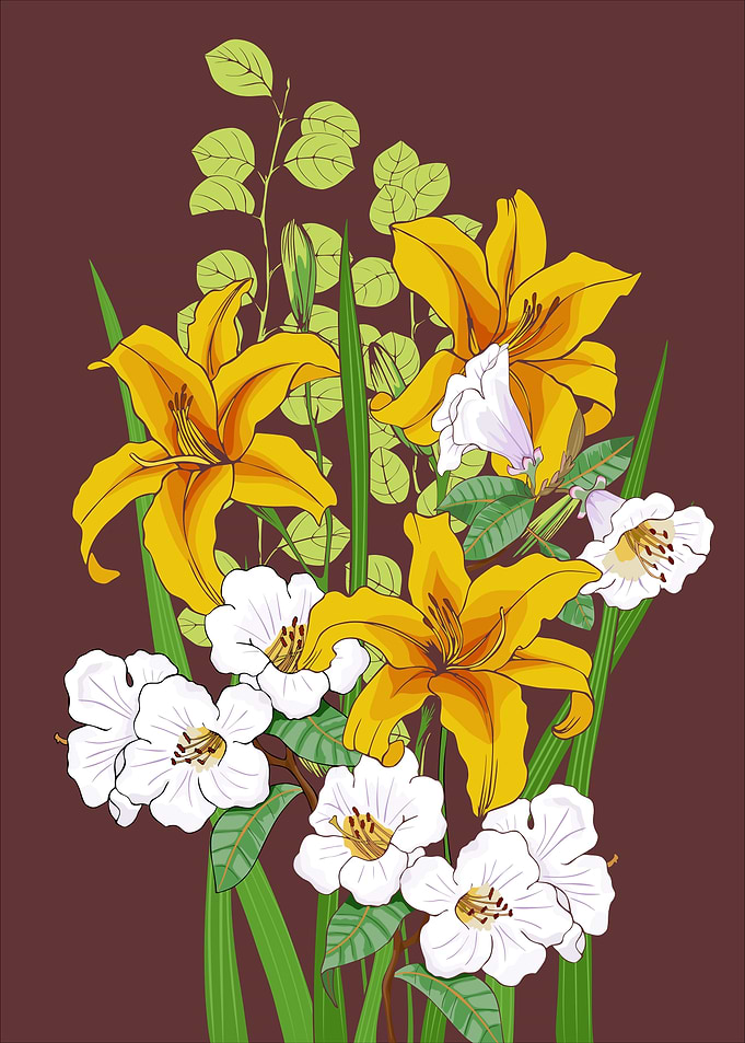 bouquet of lilies