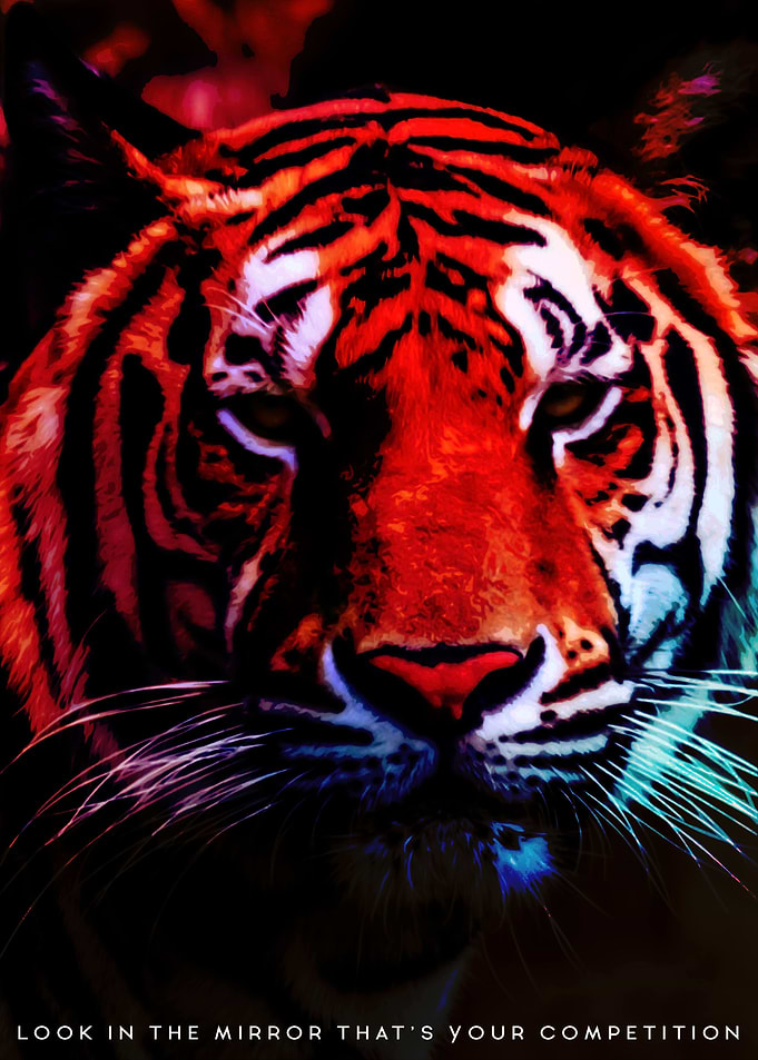 Tiger with Quote