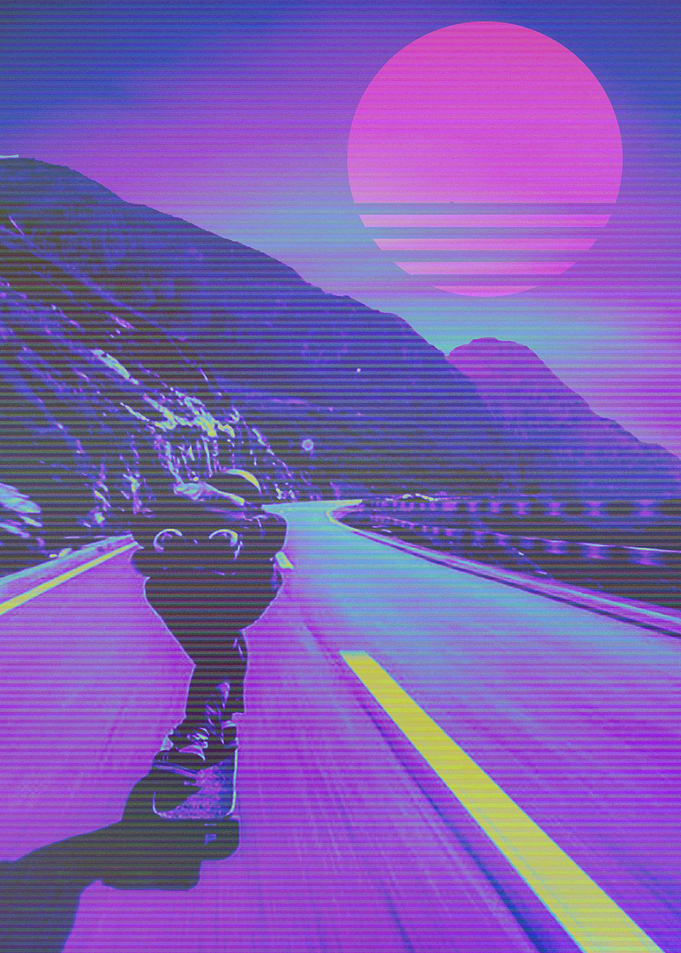 RAWRUN SKATEBOARD RETRO