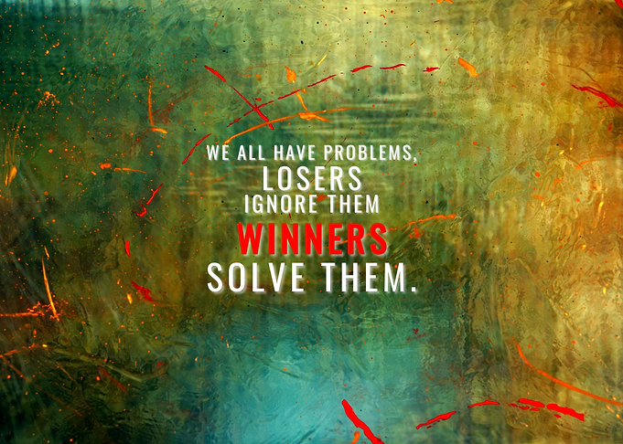 Winners Solve Problems