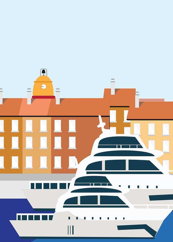 Saint Tropez harbour