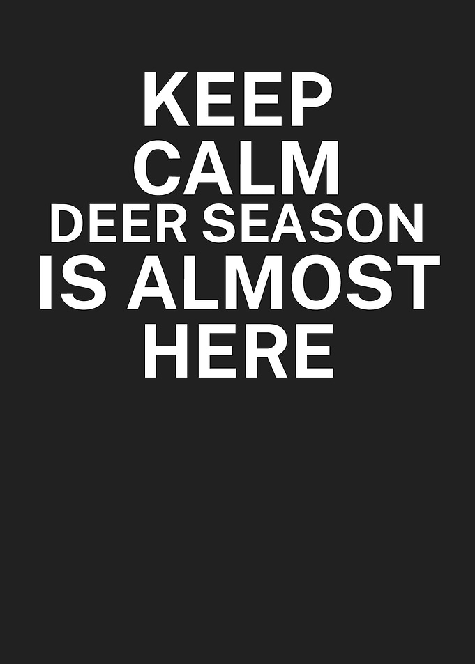 Deer season is almost here
