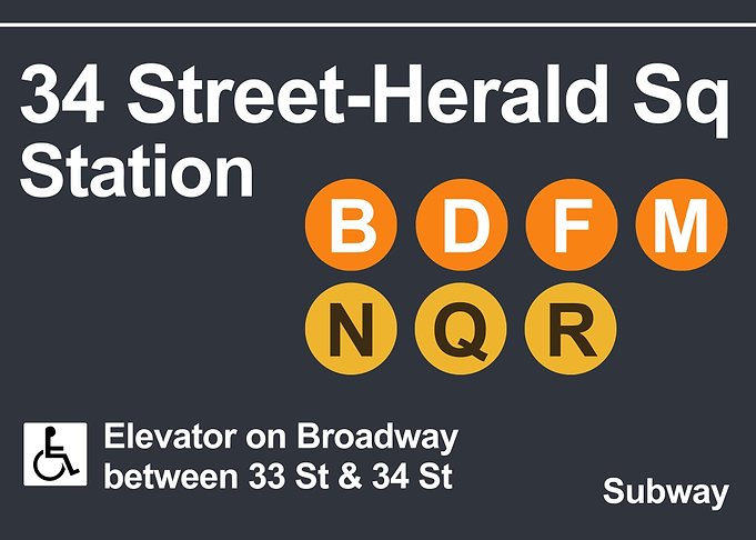34 st herald sqsubway sgin