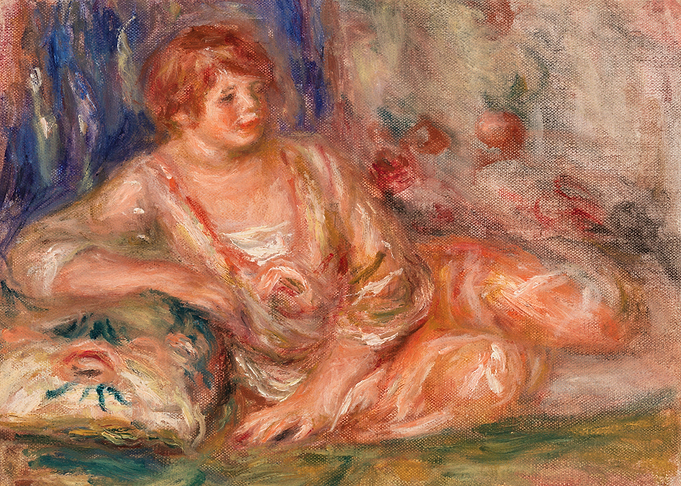 Andree in Pink Reclining