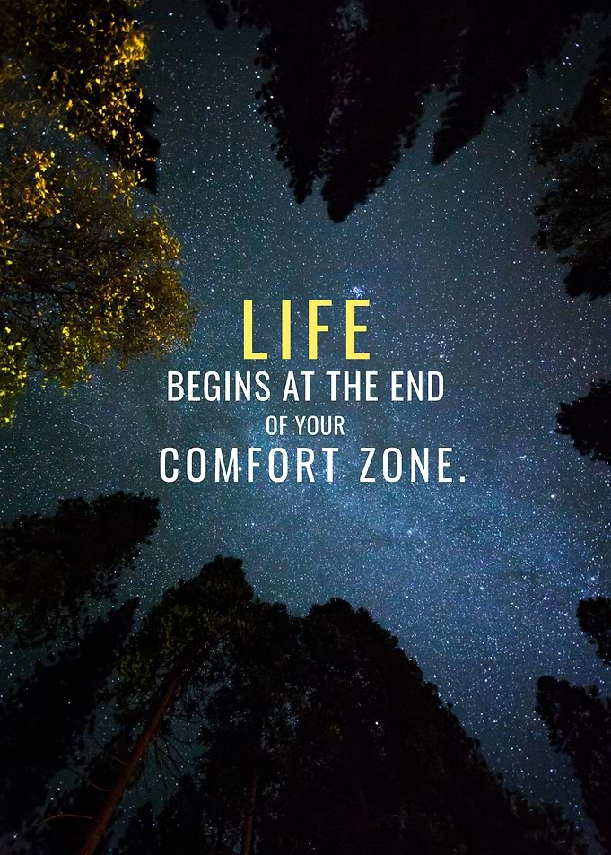 Quit the comfort Zone
