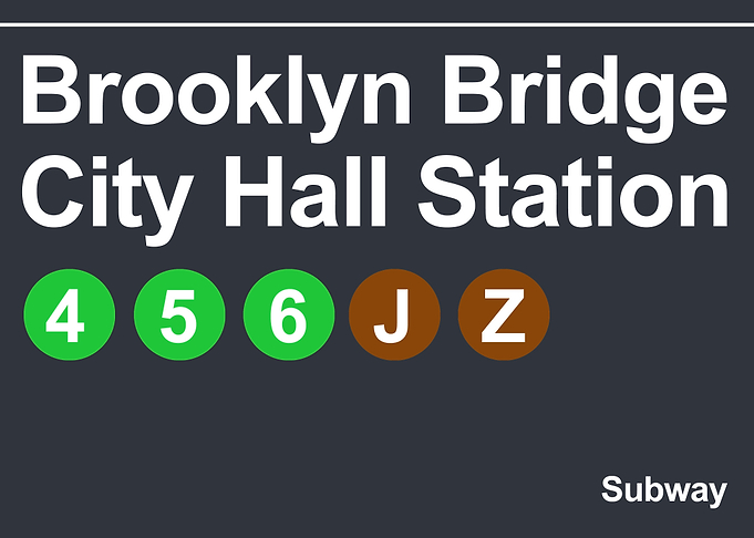 city hall subway sgin