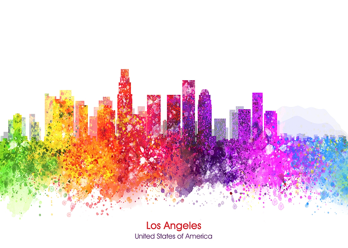 los angeles cityscape