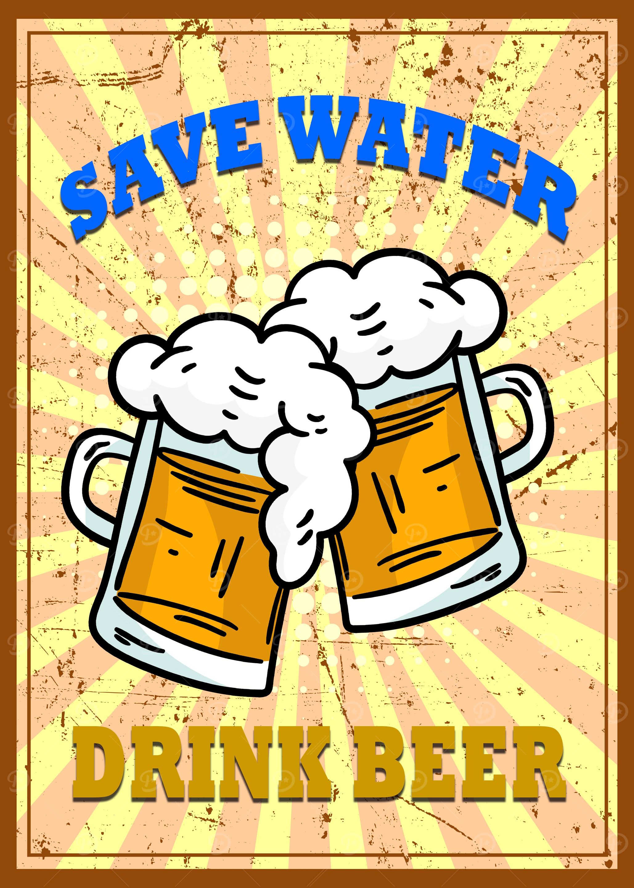 Beer Vintage Poster Retro
