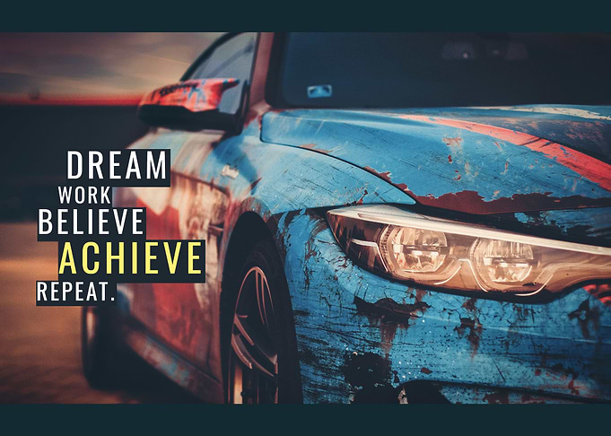 Dream Work Believe Achieve