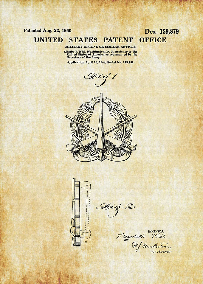 Army Insigne Patent