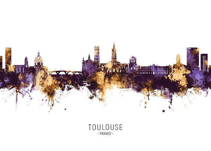 Toulouse Skyline France