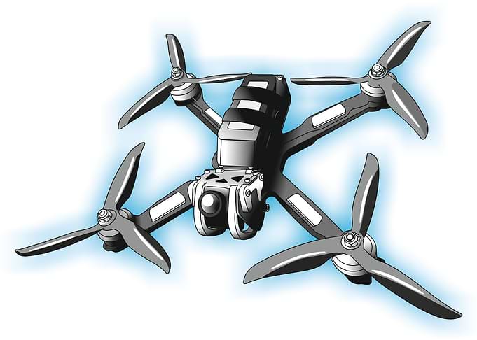 Freestyle drone fpv racer