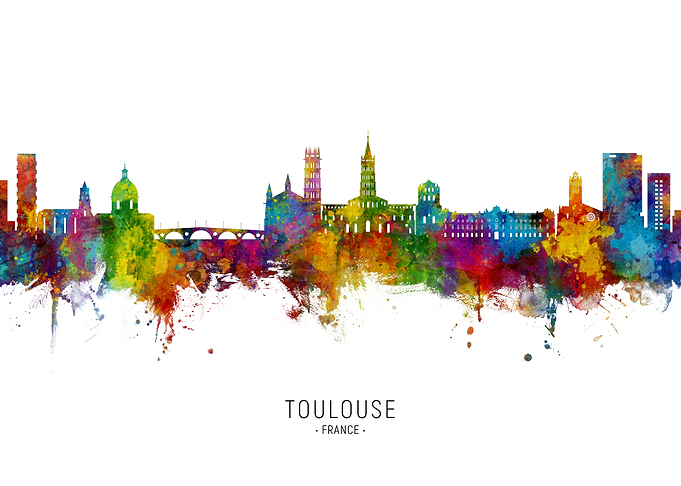 Toulouse Skyline France