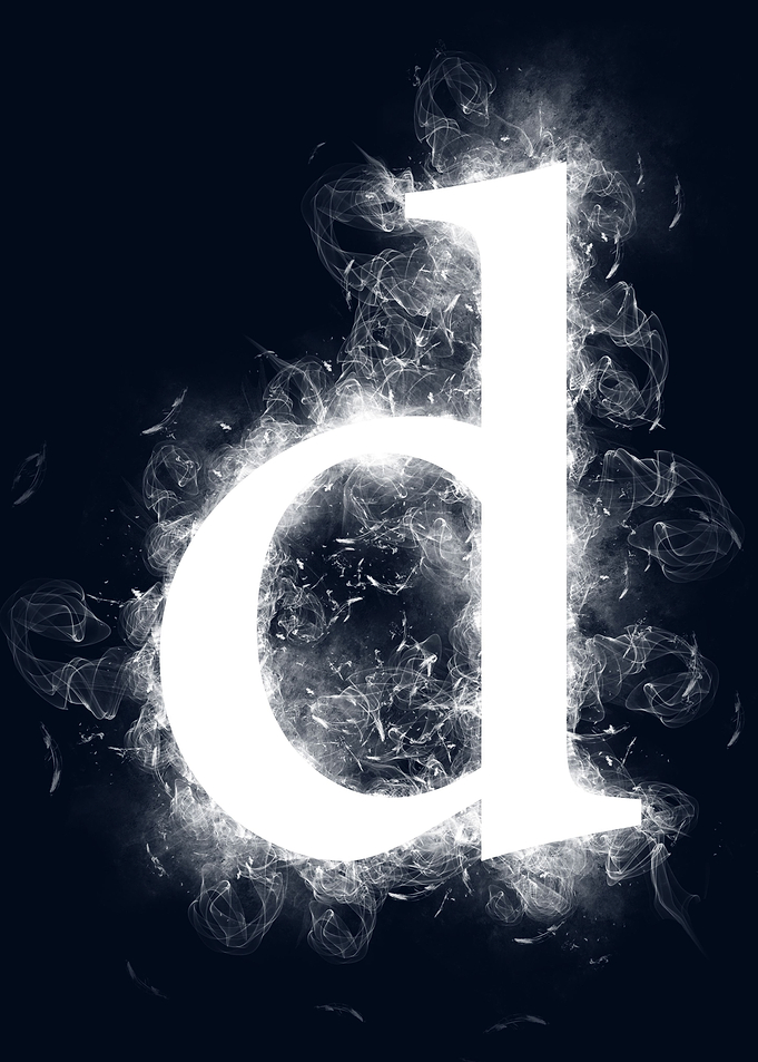 d small letter smoky