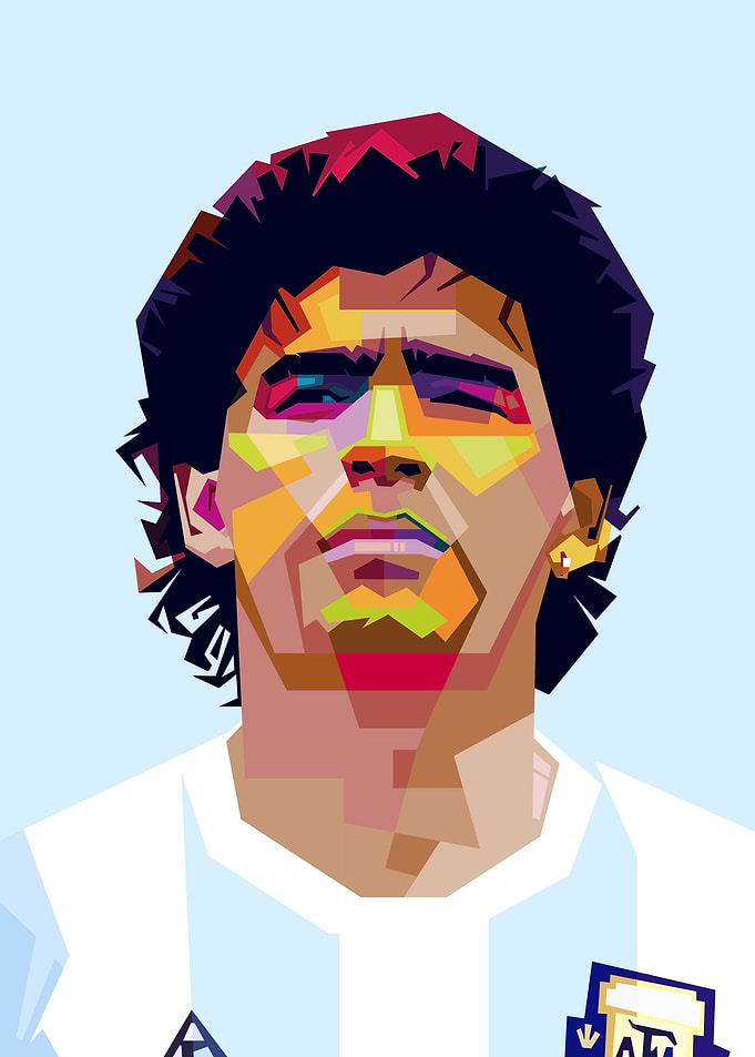 Maradona in Pop Art