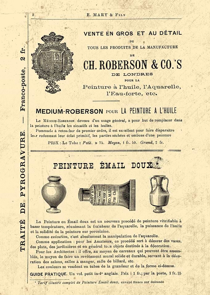 PAINT catalog 1899 page 2
