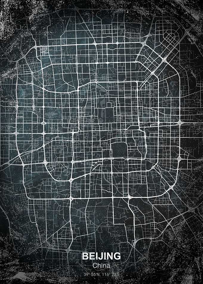 beijing chalk map