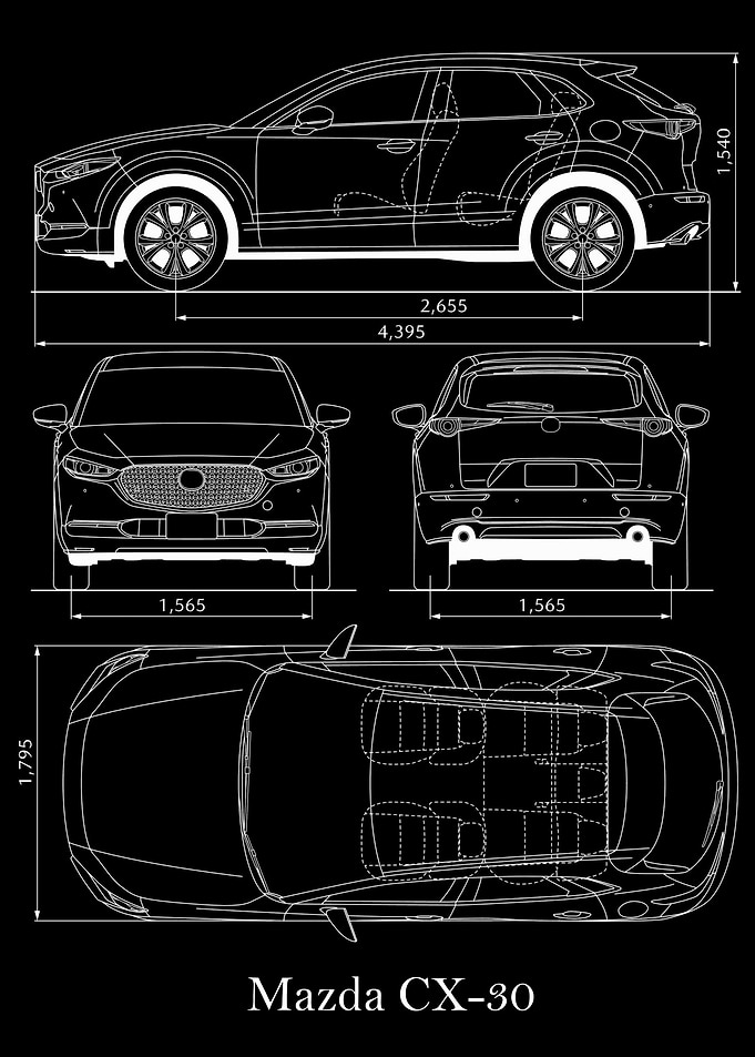 Mazda CX30 2019 Blueprint