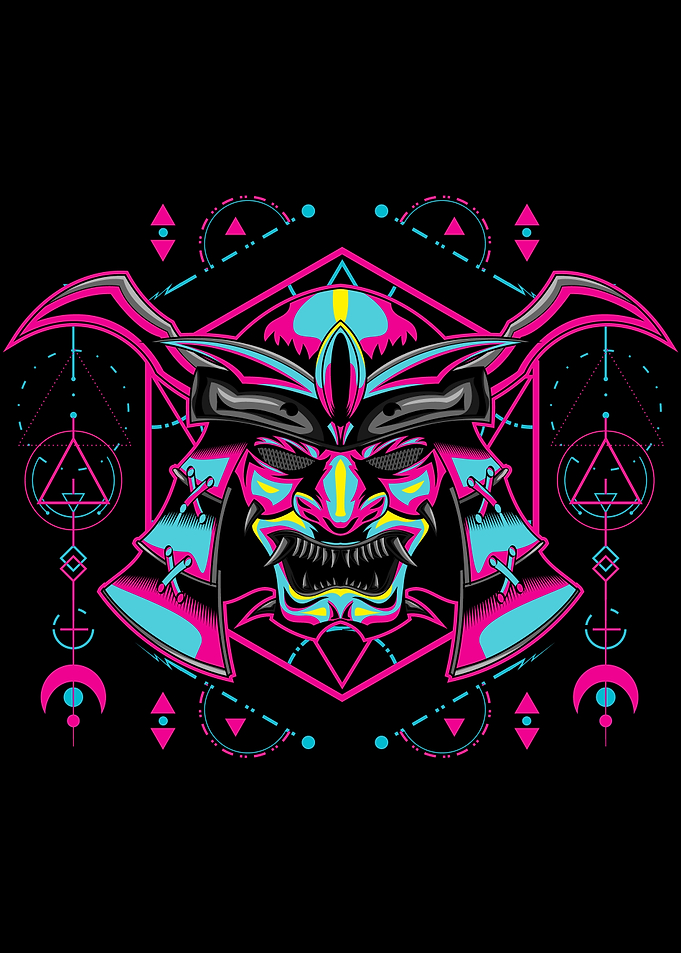 samurai pop art