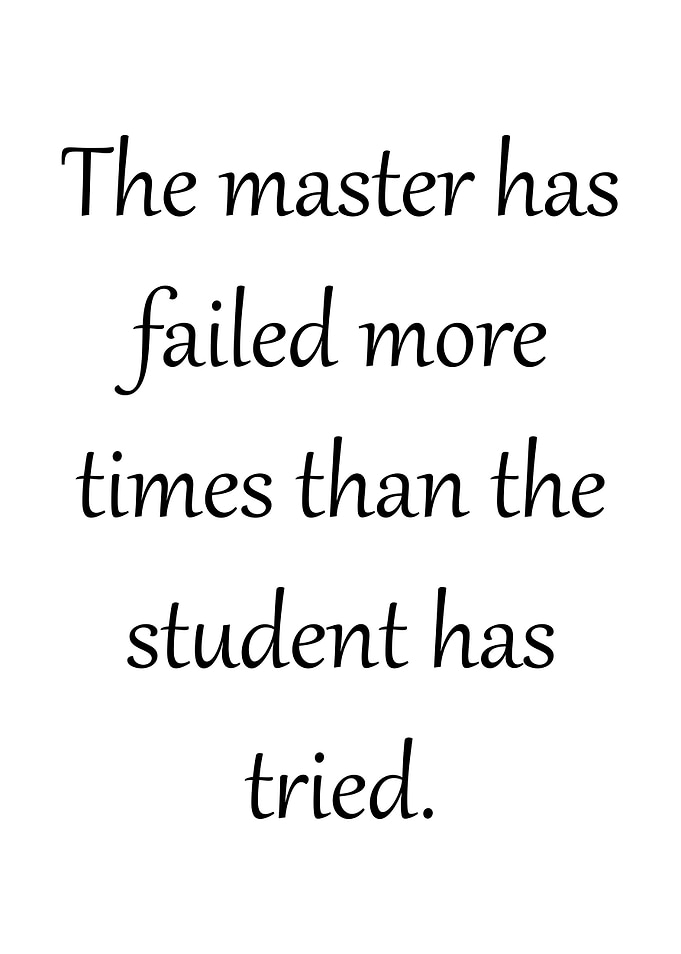The Master Has Failed