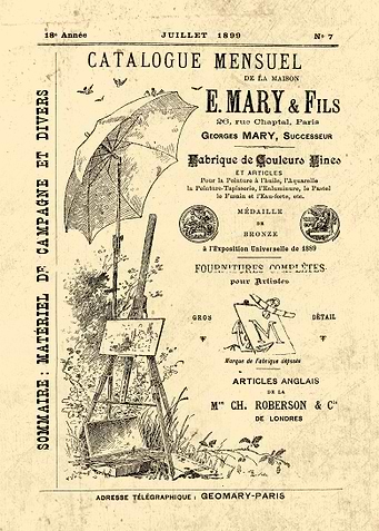 PAINT catalog 1899 page 1