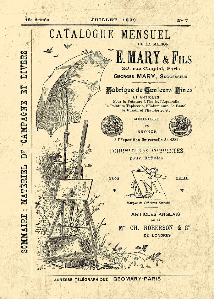 PAINT catalog 1899 page 1